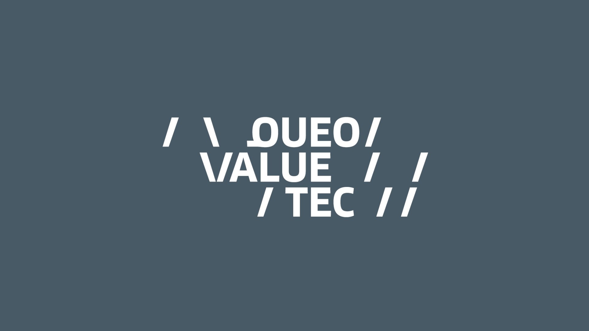 Logo queo valueTec weiß