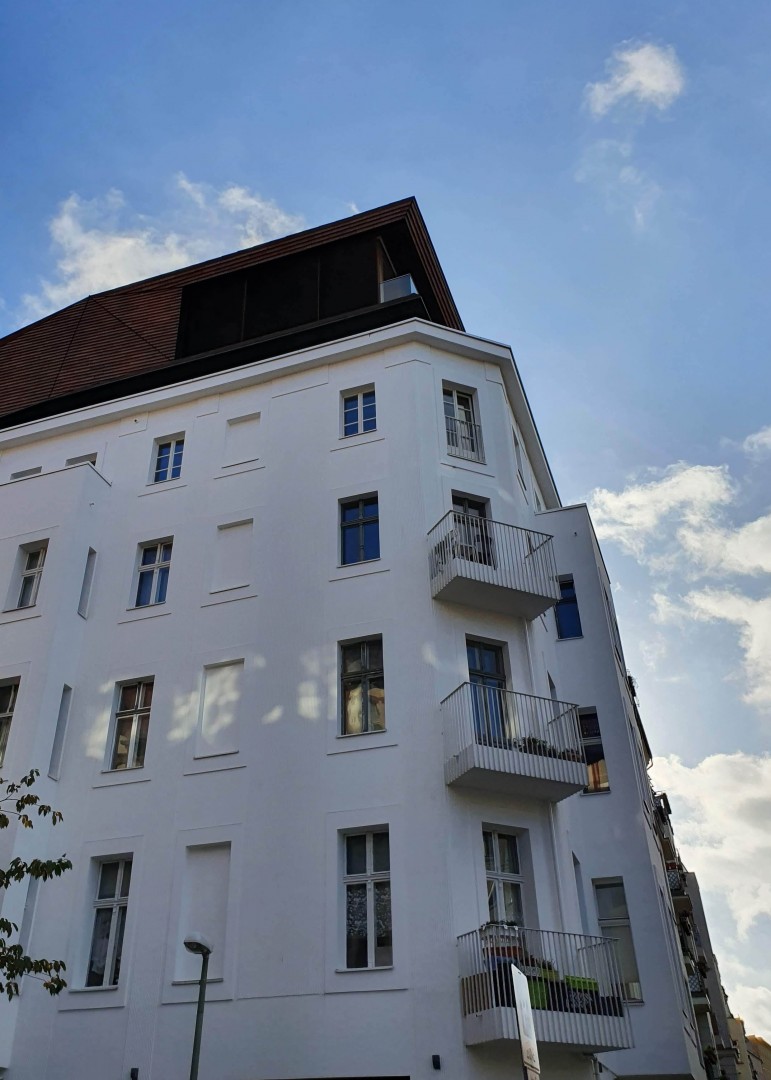 Hausfassade des Büros am Standort Berlin.
