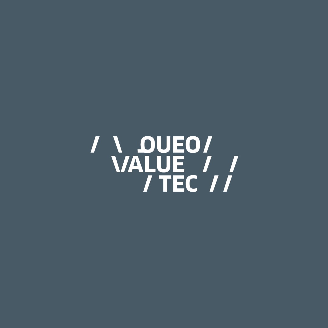 queo valueTec Logo weiß
